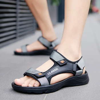 Sandále Mužov Plážové Sandále Pohodlie Ležérne Topánky Ľahké Letné Veľkých Mužov Pohodlné Sandále Rímske Sandále Vysokej Kvality