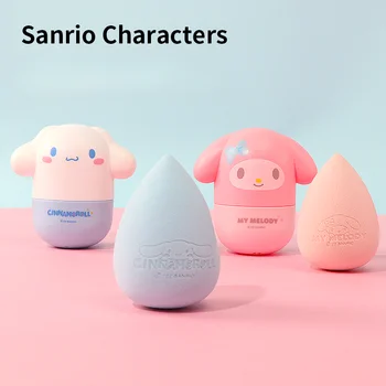 Sanrio Moje Melódie Cinnamoroll Krásy Vajcia make-up Vajcia make-up Hubky Powder Puff Suché, Mokré Dvojakým použitím Uhlový Rez tvoria Hubky Nástroje