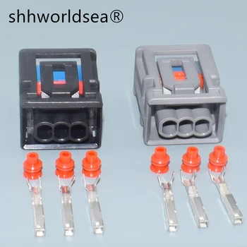 shhworldsea 3 Pin/Spôsob 2.2 mm Žena Zapaľovacie Cievky Plug Automobilový Konektor Zásuvka Bývanie Pre Ford Focus CIEVKA Honda