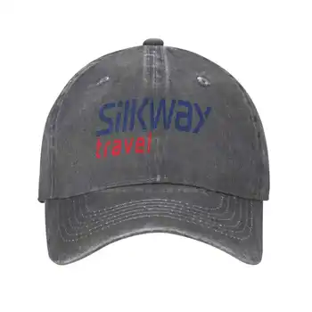 SilkWay Cestovné Kvalitné Logo Denim spp šiltovku Pletené klobúk