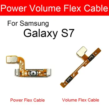 Sily a Objemu Flex Kábel Pre Samsung S7 G930 G930F /A/V/P Bočné Tlačidlo Tlačidlo Prepnúť Flex Kábel Audio Spínača Časti