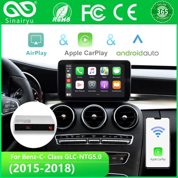 Sinairyu Bezdrôtový Apple CarPlay na Mercedes A B C E G CLA GLA GLC S Triedy Auto Play Auto/Zrkadlenie 2015-2019 NTG5.0 W205