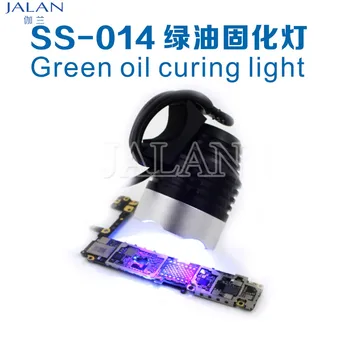 SLNIEČKO SS-014 UV lampa USB zelený olej, liečivé svetlo oca optické lepidla rýchle vytvrdnutie mobilný telefón sklo lcd opravy