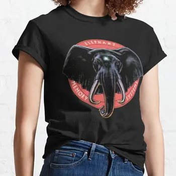 Slon Pamäťové Systémy, 80s Počítače T-Shirt čierna t-košele pre ženy obyčajný t košele pre ženy