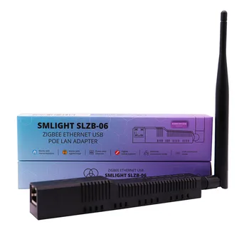 SMLIGHT SLZB-06 – V Zigbee 3,0 Ethernet USB ，WiFi adaptér ，podpora PoE ZHA pracuje s Zigbee2MQTT ， Domov Asistent，ZHA