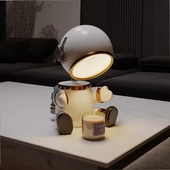 Spálňa Č Oheň Vôňa Dekorácie Cartoon Robot Sviečka Teplé Lampa Dovolenku Aróma Tavenie Vosku Light Malé Nočné Svetlo