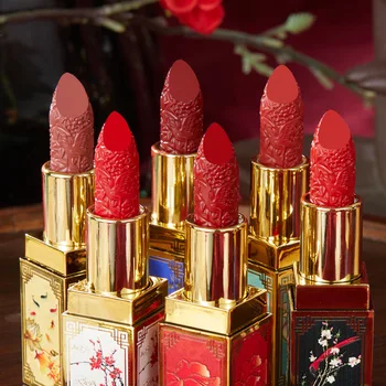 Staroveku Rúž Čínsky Štýl, Vode Odolný Make-Up Nie Je Ľahké Decolorize Vintage Rúž Kozmetické