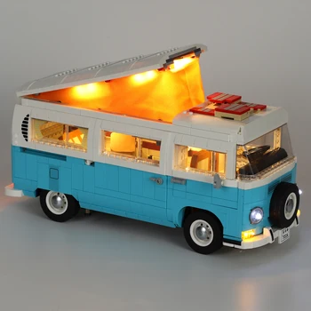 SuSenGo LED Svetla Kit pre 10279 T2 Camper Van, Č Stavebné Bloky Modelu Auta