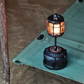 Swamte Lampa Rukáv Kryt Orechové Drevo Campinglight Kryt Vintage Vonkajšie Zariadenia Atmosféru pre VM 4 Campinglight