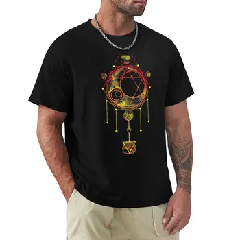Symbol Dvoch T-Shirt Krátkym t-shirt hippies oblečenia, Krátky rukáv, nadrozmerné t shirt mužov clothings