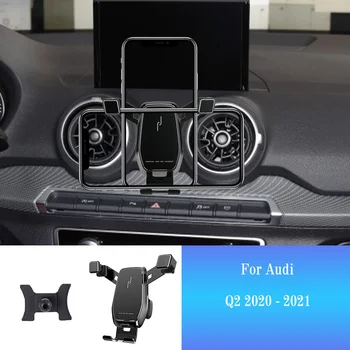 Telefón Držiak pre Audi Q2 SQ2 2018-2022 Držiak GPS Stojan 360 Stupňov Otočná Mobile Smartphone Podporu Namontujte Príslušenstvo