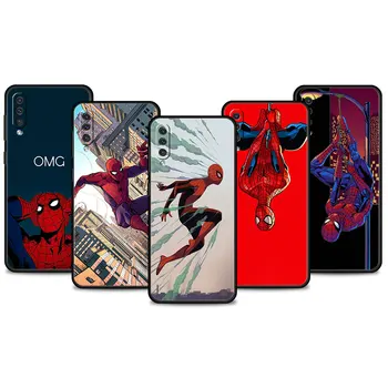 Telefón Kryt Pre Samsung M31 A20e A50 A10 M30s A20s A70 A40 A30 M62 M52 Marvel Amazing Spider-Man Andrew Garfield Puzdro Bunky