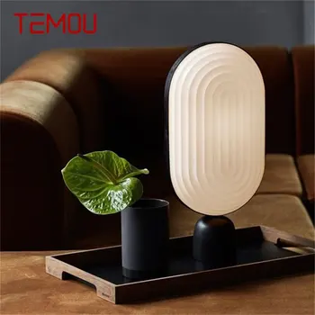 TEMOU Nordic Jednoduché Tabuľky Čítanie Súčasnej Mramorový Stôl Svetlo LED pre Domáce Dekorácie Posteli