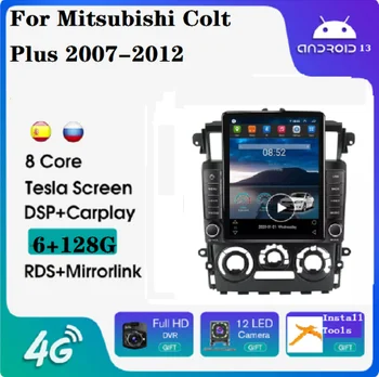 Tesla Android 11 8+128G auto rádio stereo Pre Mitsubishi Colt Plus 2007-2012 auta gps 360 fotoaparát, GPS BT DSP RDS dvd prehrávač