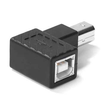 Tlačiareň, Skener Pevný Disk, Kábel USB 2.0 Typu B Samec Samica Predlžovací Adaptér v Pravom Uhle na Tlačiareň, Skener