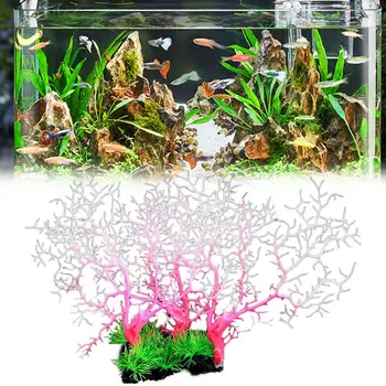 Umelé Coral Tree DIY Akvarijné Pozadie Rastlinné akvárium Vodných Rastlín akvárium Trávy Dekorácie Accessorie Dekorácie