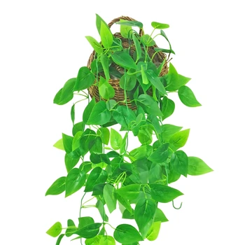 Umelé Ivy List Rastliny Viniča Visí Garland Falošné Begonia Listy Rastlín na Stenu Koše, Svadobné Veniec Vonkajšie Vnútorné Výzdoba