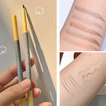Veľmi Jemné Obočie Ceruzka Jemné Náčrt Obočie Farba Tetovanie Pero Microblading Dvojité Skončil Nepremokavé Dlhotrvajúci Make-Up Kozmetika