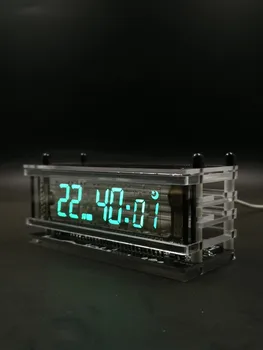 VFD displej hodiny Transparentný základ vzácne antické vákuový fluorescenčný displej s teplotná kompenzácia hodiny