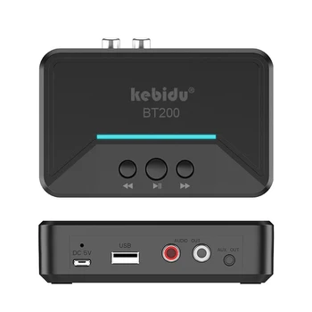 Vhodné na auto, domov reproduktorov Bluetooth 5.0 prijímač smart NFC A2DP, RCA AUX 3,5 MM 3.5 jack music stereo adaptér bezdrôtovej siete