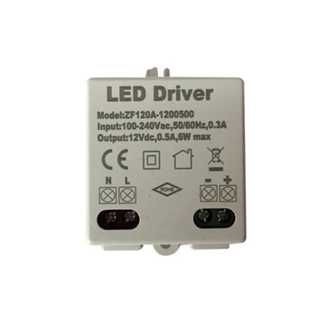 Vodič del LED transformador DC 12V 0,5 A 6W Hiigh-kvalitné led driver LED konštantného napätia napájania 3 roky záruka