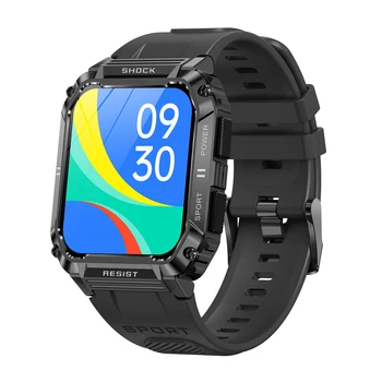 Vonkajšie Smartwatch Dotykový Displej Viaceré Športové Modes1.95 Palcový HD Farba Vodotesný IP68 Vhodné pre Android iOS