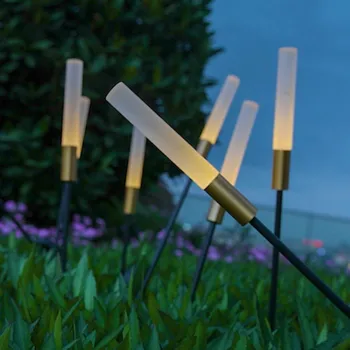 Vonkajšie Solar-powered Akryl Reed Svetlá Nepremokavé Záhradné Svetlo Krajiny Svetlá Moderný Záhradný Dvore Vily Dekoratívne Lampy