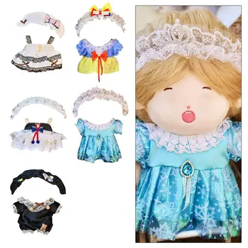 Vymeniteľné Bábiky Oblečenie Móda 20 cm DIY Lolita Oblečenie Nastaviť Hračky Princezná Slúžka Zdobiť Bavlna Bábika