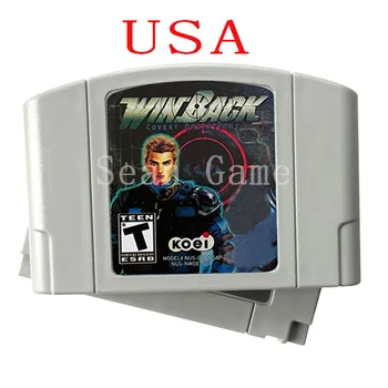 Vysoká USA NTSC Kvality Zákazník Kazety winback Karta pre 64 Bit, Video Herné Konzoly