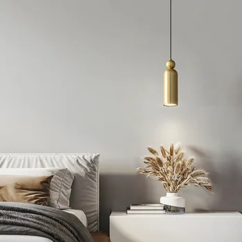 Všetky Medi Spálňa Posteli Malé Luster Jednoduchosť Luxusná Reštaurácia, Bar Tvorivé Prívesok Lampa Nordic Izba Dekor LED Svetlá