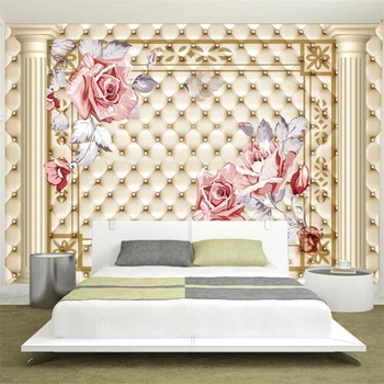 Wellyu Vlastnú tapetu 3d mozaikové dlaždice mramorový reliéf, TV joj, nástenné maľby obývacia izba, spálňa hotel dekorácie, maliarstvo