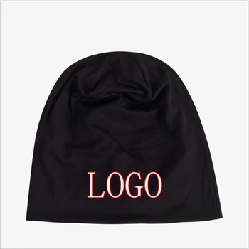 WZCX Vytlačiť Logo Farbou Udržať v Teple Hip Hop Unisex Čiapočku Výšivky List Bavlna Jeseň Zima Lebka Spp Ski Hat