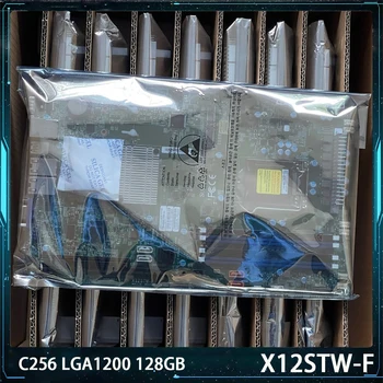 X12STW-F C256 LGA1200 Vlastnícke WIO 128GB DDR4-3200MHz 8XSATA 3 Pre Server Supermicro Doske Funguje Perfektne Rýchlu Loď