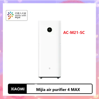 Xiao Mijia čistička vzduchu 4 MAX OLED displej 5 hlboké filter formaldehyd Odstraňovač vhodné pre 96m2 veľký priestor AC-M21-SC