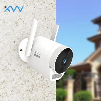 Xiaovv Vonkajšie Camera Pro 2K, HD, Dual Zdroj Svetla Upozornenie Infračervené Nočné Videnie 150° Široký Uhol Inteligentné Svetlá v Noci Mi Domov