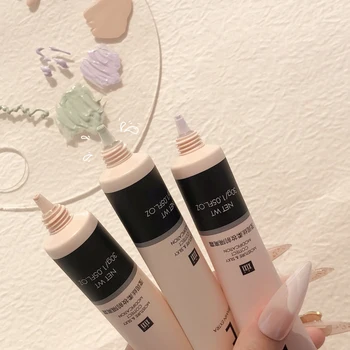 Xixi 3 Farby Make-Up Primer Pórov-Rozmazanie Oil Control Kozmetika Na Tvár Dlhodobé Profesionálne Hladkú Pokožku Základňu Pre Ženy
