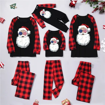 YAGIMI Rodinu Vianočné Pyžamo Maminku a Mňa Oblečenie, Vianočné Oblečenie Pijama Domov Sleepwear Dieťa Romper Rodiny Zodpovedajúce Oblečenie