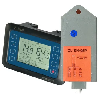 ZL-7903A LCD Inteligentný Teplota Vlhkosť vzduchu Regulátor Inteligentné Inkubátor Regulátor PID Control/Externé Kontroly SSR