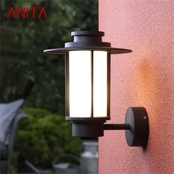 ·ANITA Vonkajšie Nástenné Svietidlá Klasických LED Osvetlenie Vodeodolné IP65 Sconces Pre Domáce Verandu Villa Dekorácie