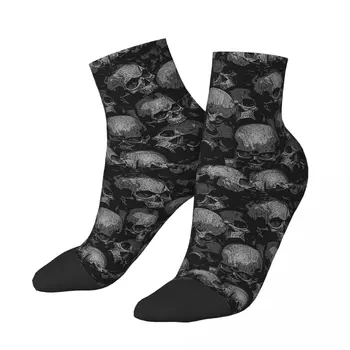 Úplne Gotický Kostry Lebky, Kosti Ponožky Telocvični 3D Tlač Chlapec Dievčatá Polovici teľa Ponožka