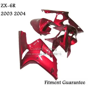 červená vlastné kapotáže držiak pre Kawasaki zx6r zx 6r Ninja 03 04 2003 2004 Vstrekovanie horské tp34