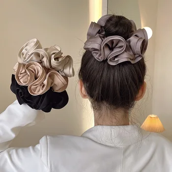 Žena Ušľachtilý Francúzsky Dizajn Scrunchies Elastické Hairband Dievčatá Gumička Lady Doplnky Do Vlasov Vlasy Väzby Cop Držiteľ