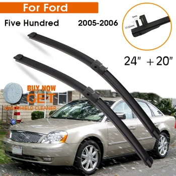 Auto Stierača Pre Ford päťsto Rokoch 2005-2006 čelné Sklo Guma Kremíka Náplň Predné Okno, Stierač 24