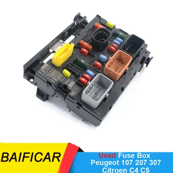 Baificar Značky Použité Originálne Poistka Box riadiaca Jednotka Montáž BSM-LO4/L11 9661708280 6500FH Pre Peugeot 107 207 307 Citroen C4 C5