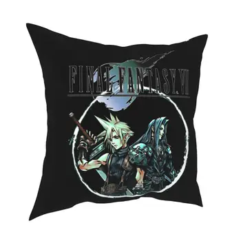 Cloud & Sephiroth Námestie obliečky na Vankúše Polyester Auto Final Fantasy VII, Video Hry, Vankúš Prípade Pohode Dekoratívny Vankúš 45*45 cm