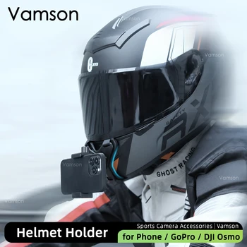 Vamson pre GoPro Motocyklové Prilby Bradou Stojan Mount pre Smartphone 360 Stupňov Otočiť Nastaviteľné pre GoPro Hero 11 10 Príslušenstvo
